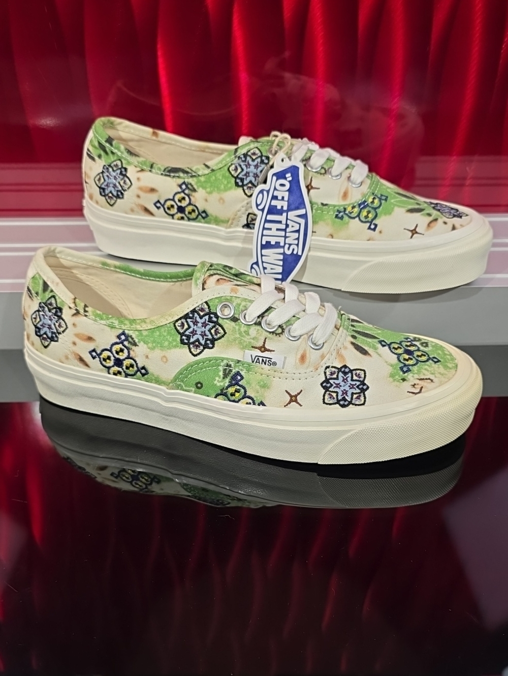 Vans Authentic 44 DX Anaheim Factory Mixed Mosaic Men Size 8.5 Women Size 10